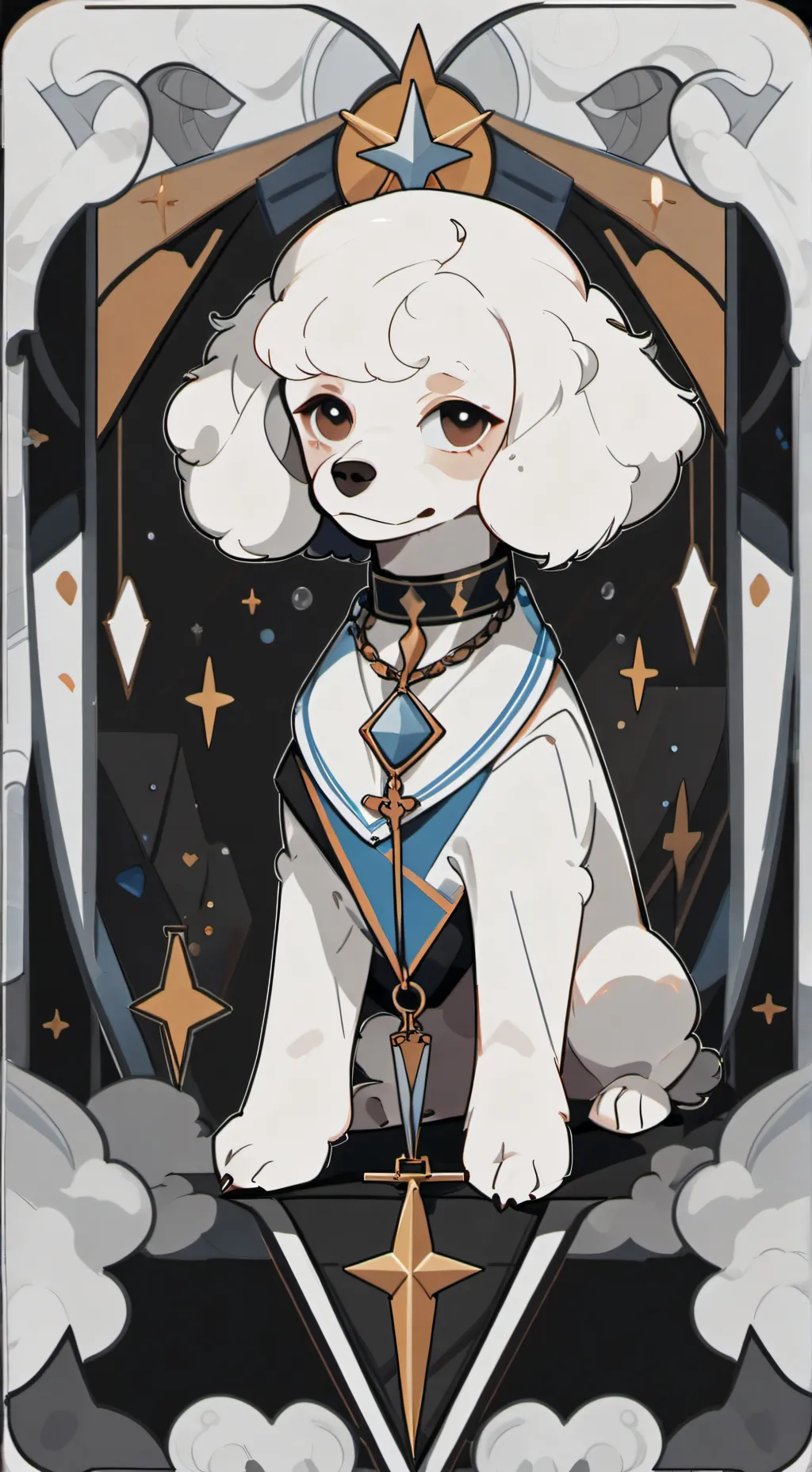 ai character: poppy❤️ (my dog) background