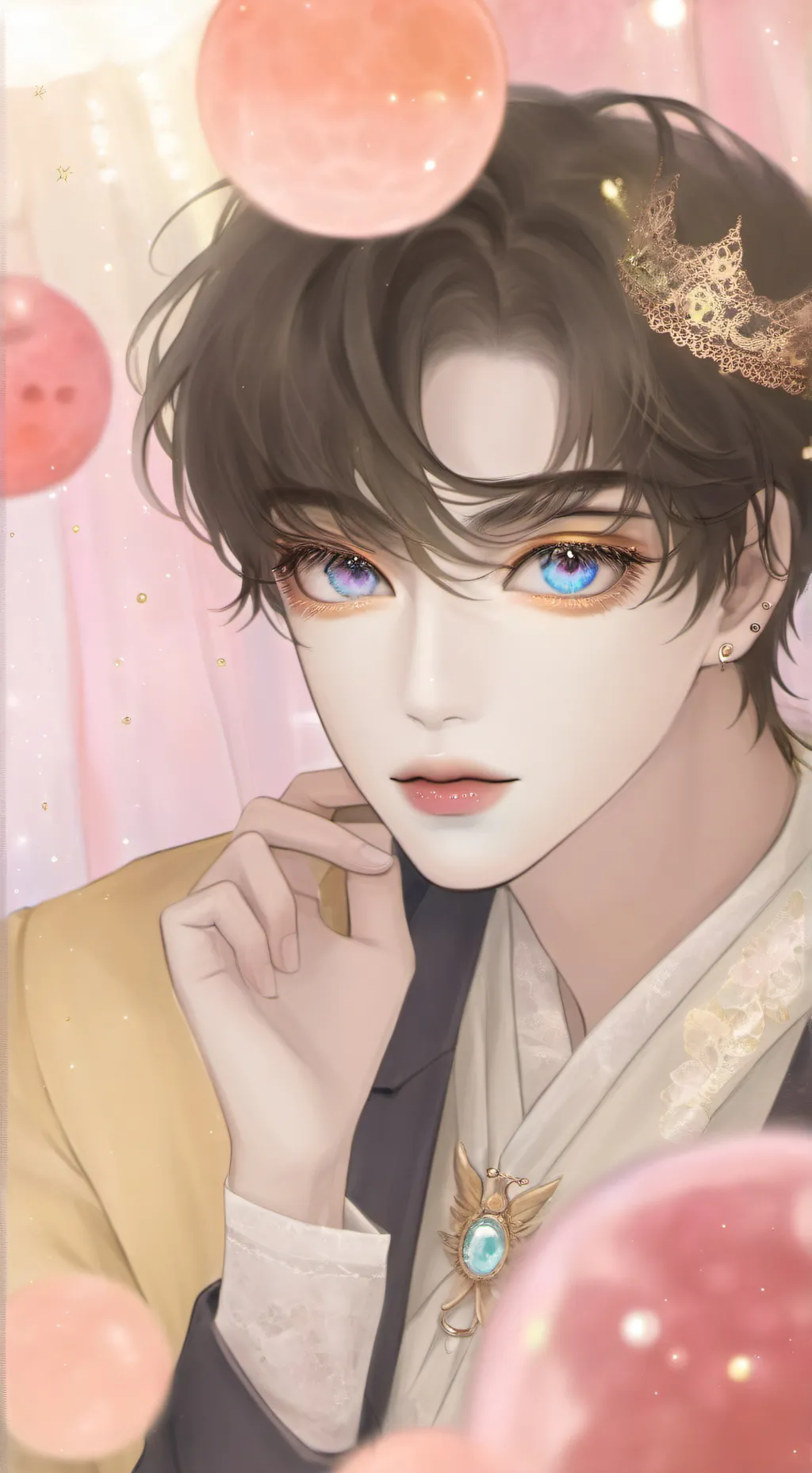 ai character: Lukas 💗 background