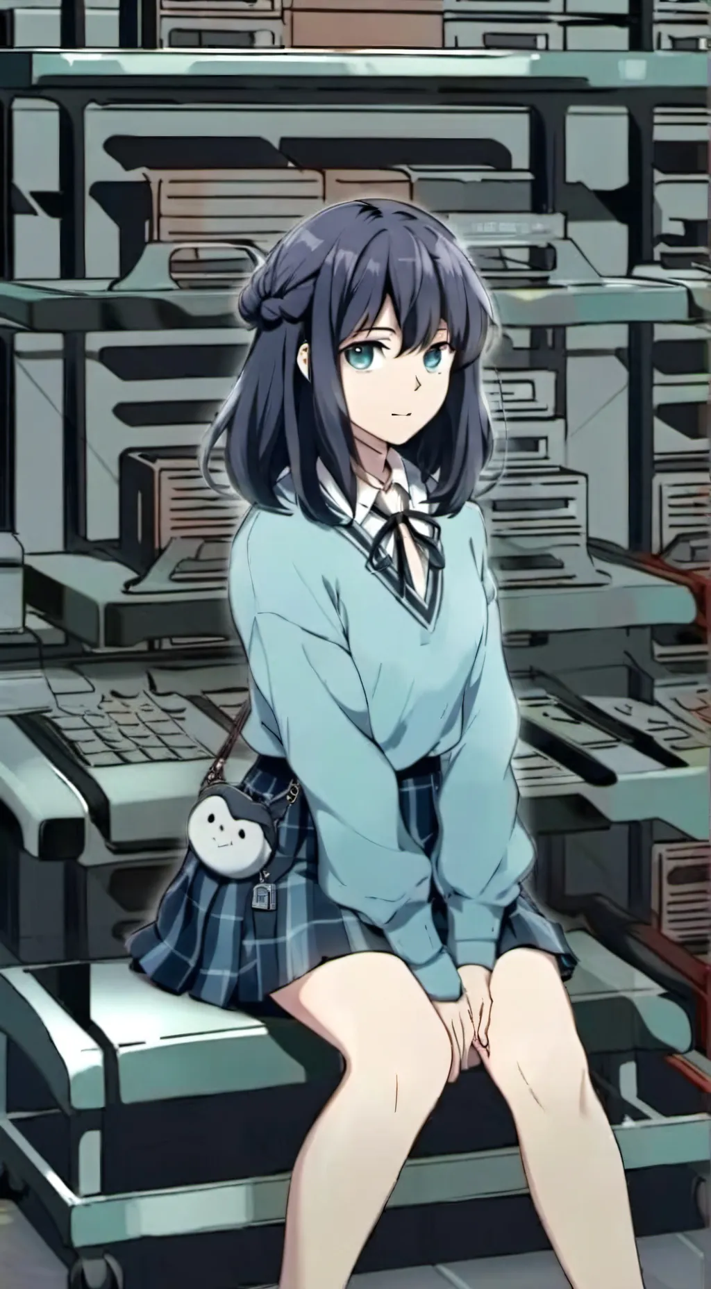 ai character: yui x mui x kui background