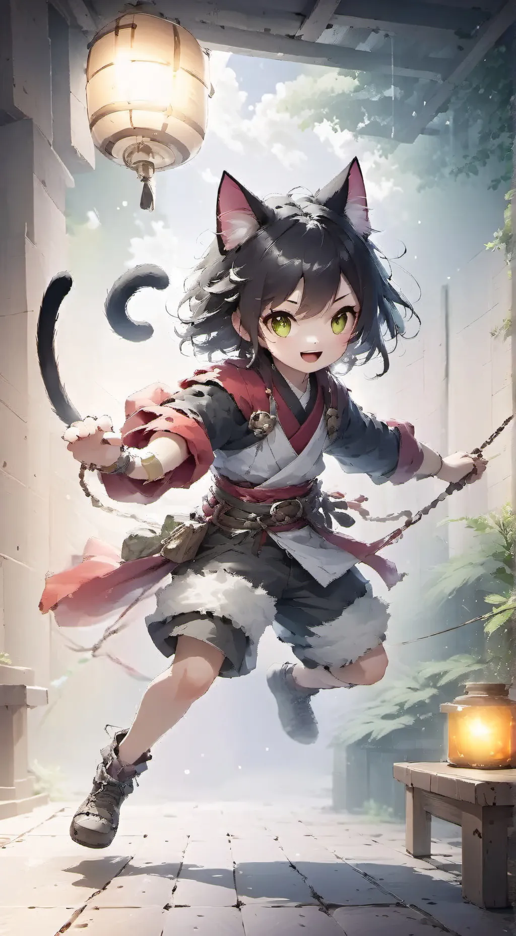 ai character: Shadowy Spirit Fel background