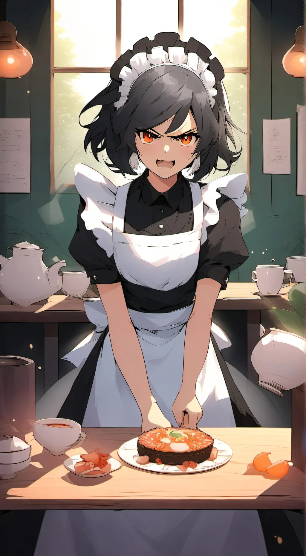 ai character: Sasha  background