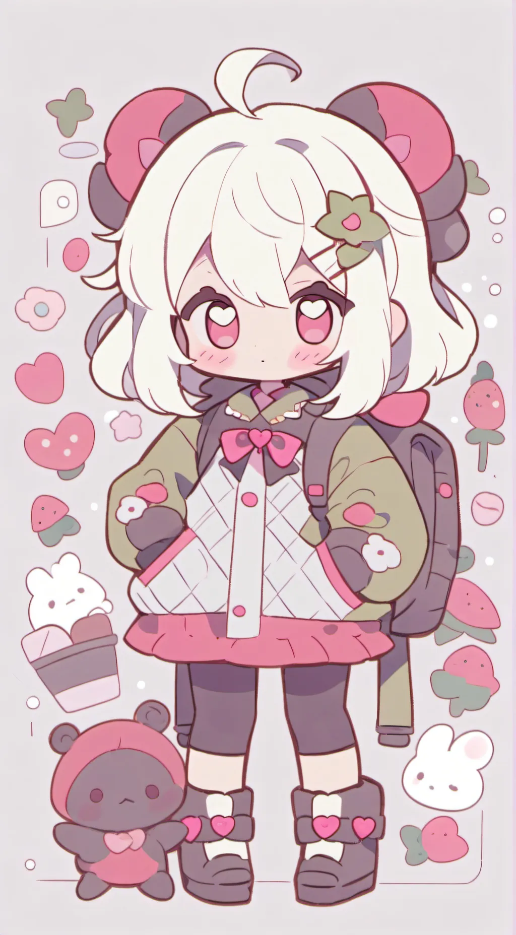 ai character: bb abandonada background