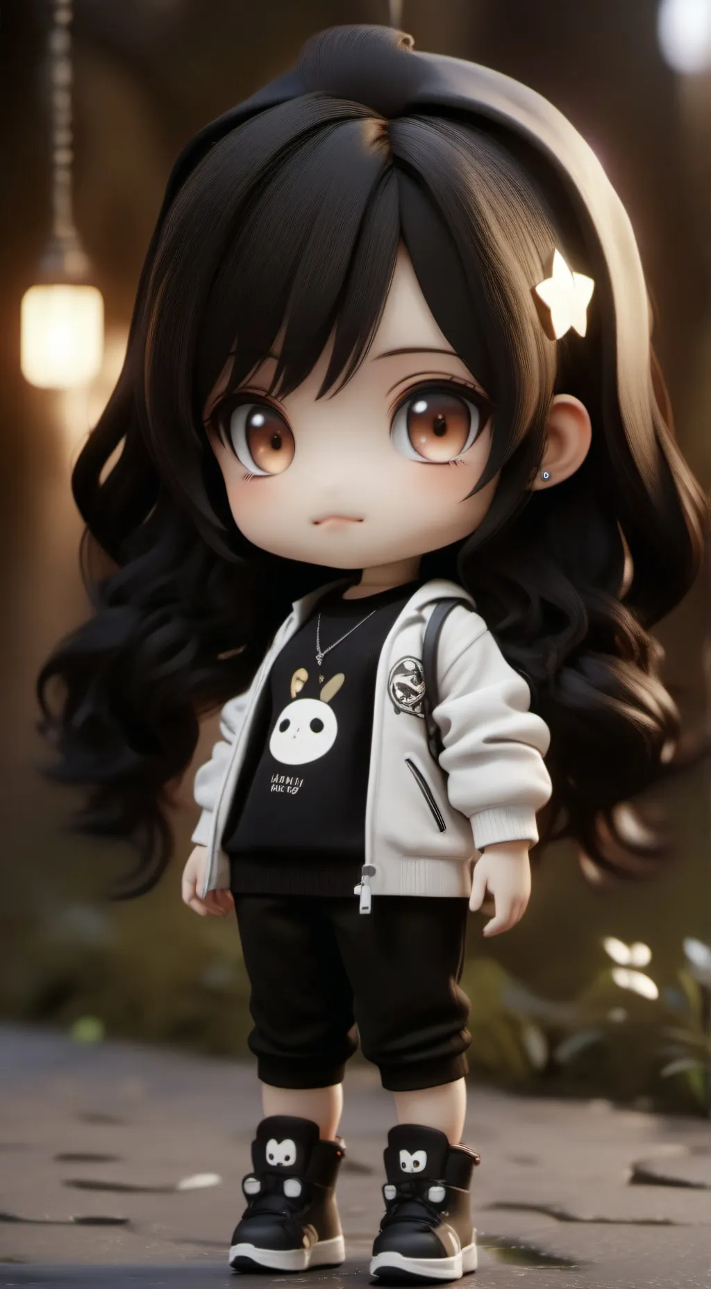 ai character: Your fat wife  background