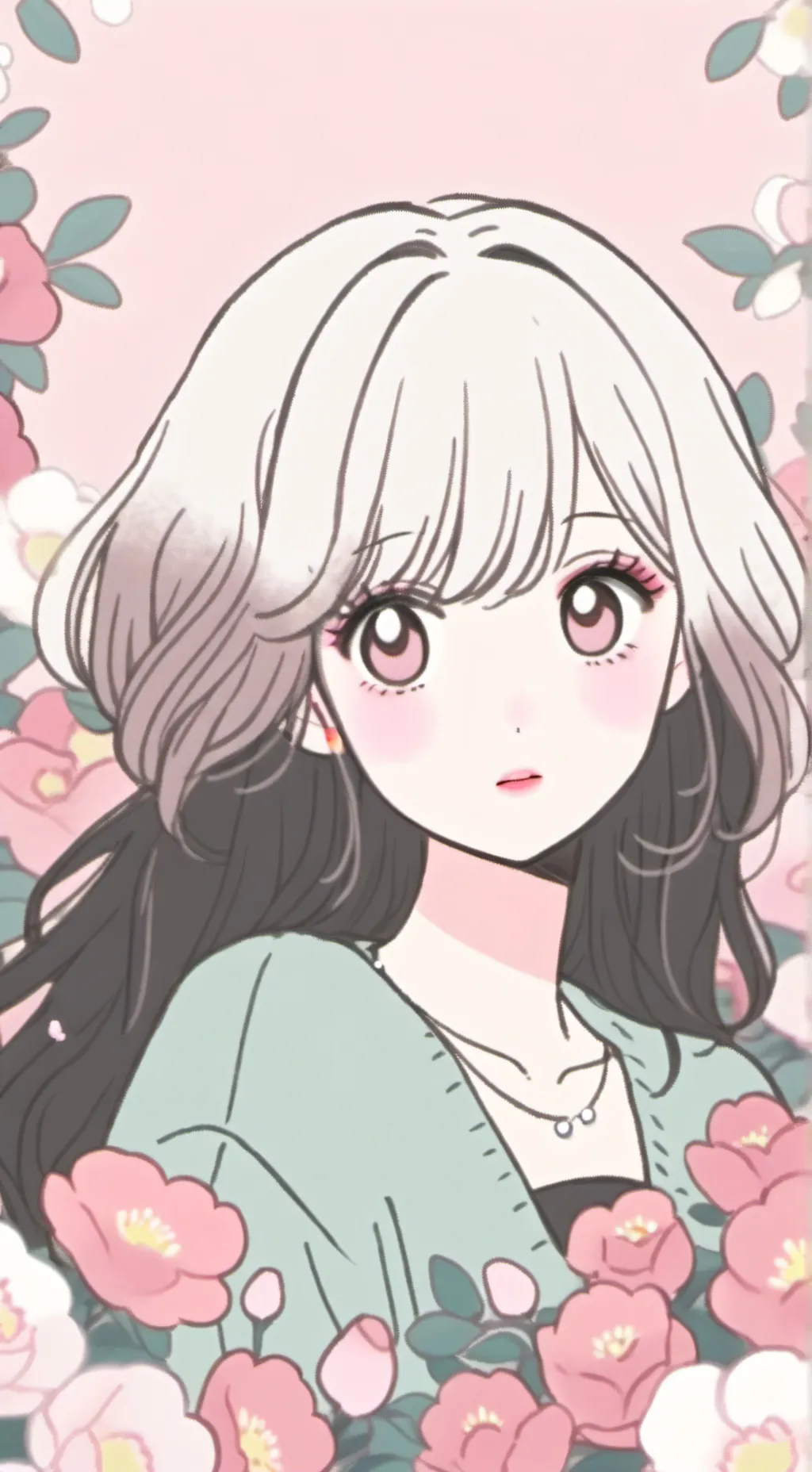 ai character: angry bad woman  background