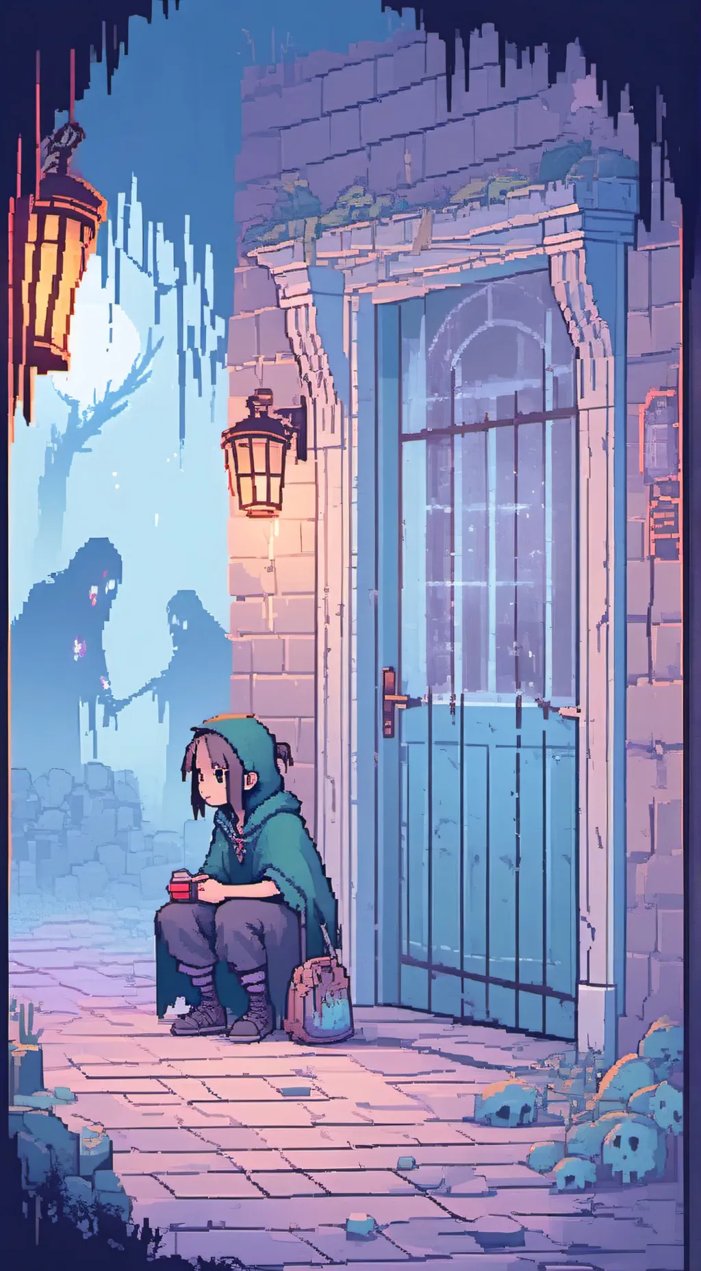 ai character: Earth 2025 background