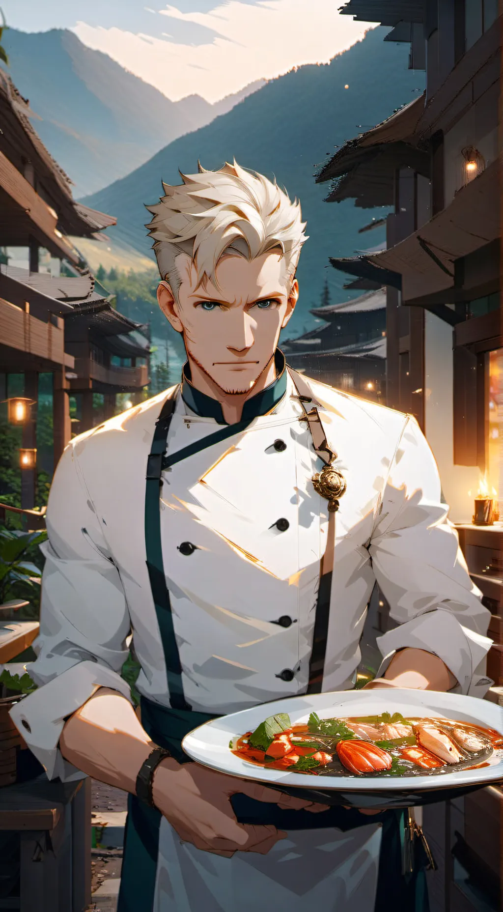 ai character: Gordon Ramsey   background