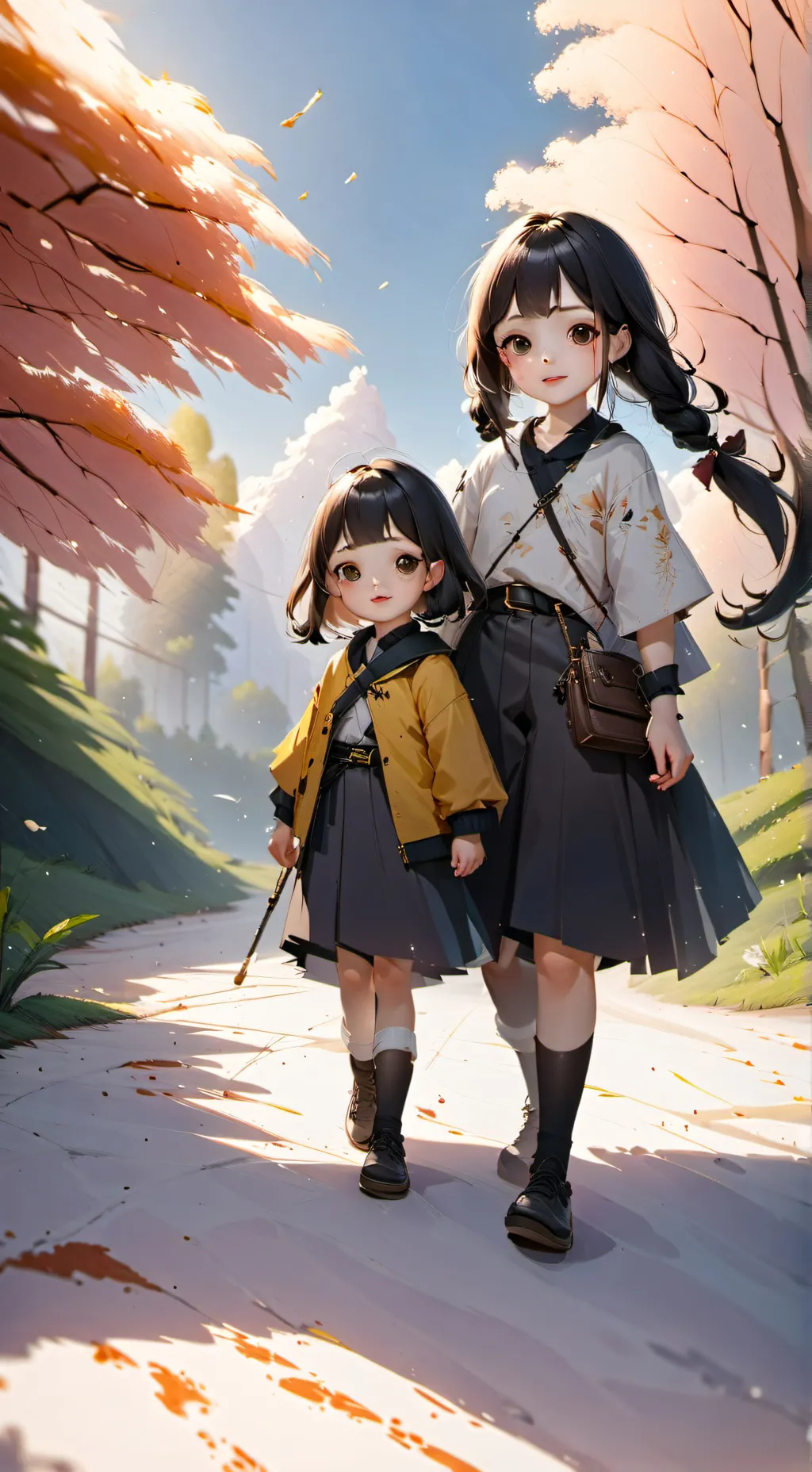 ai character: Selene & Rowan background