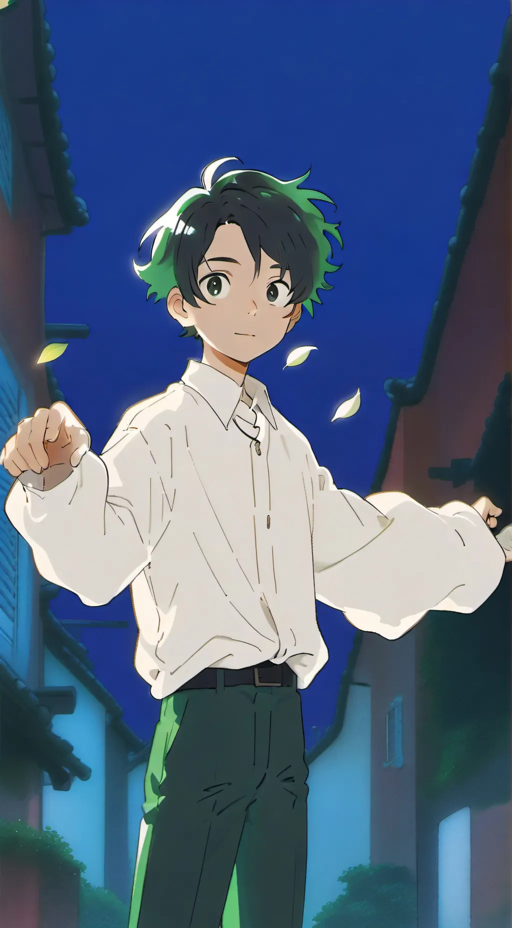 ai character: MHAAAAA background