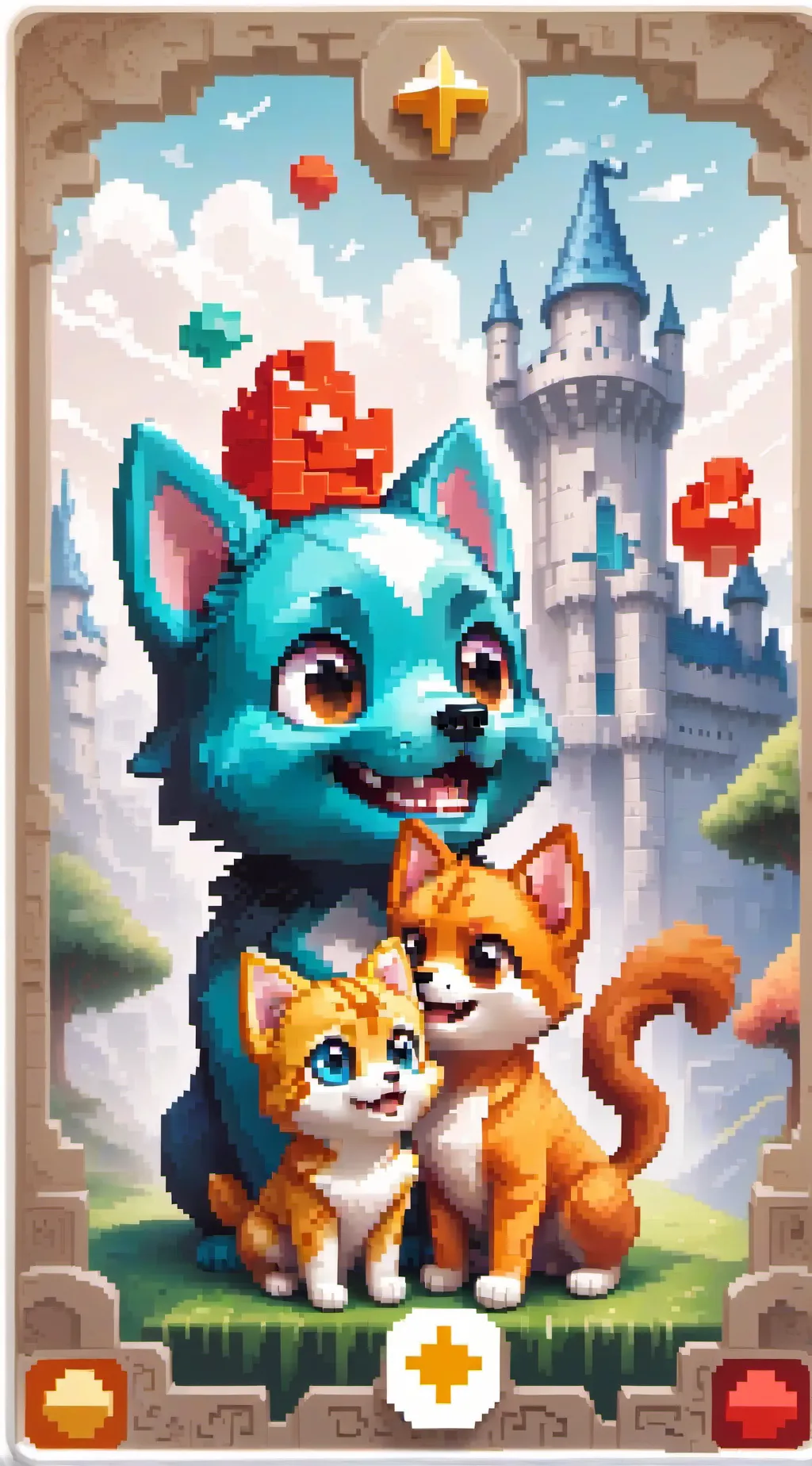 ai character: meme background