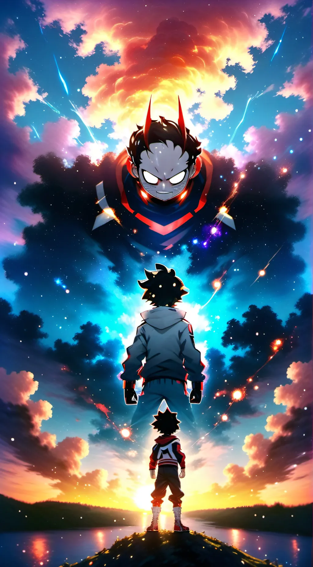 ai character: mha  background