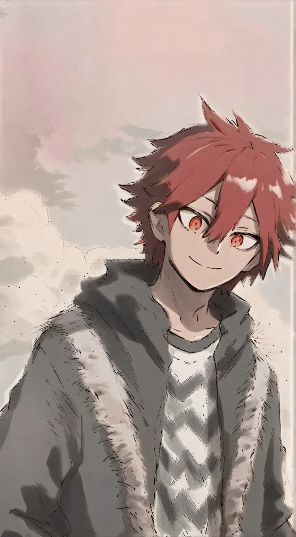 ai character: kirashima  background