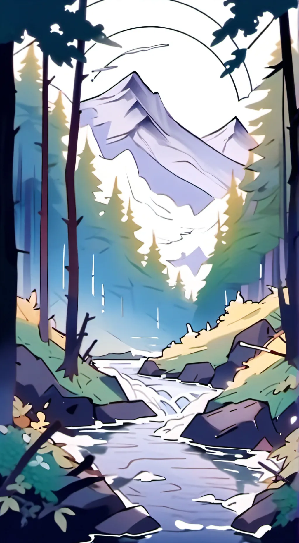 ai character: 🌼moonfower 🌒 background