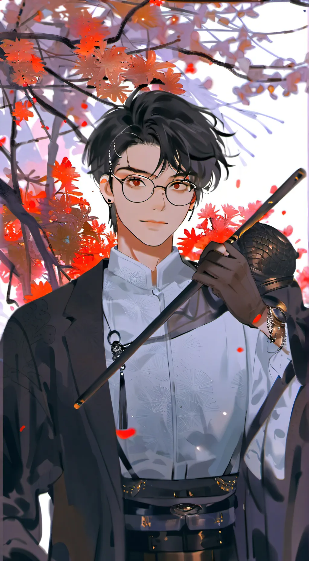 ai character: Davit  background