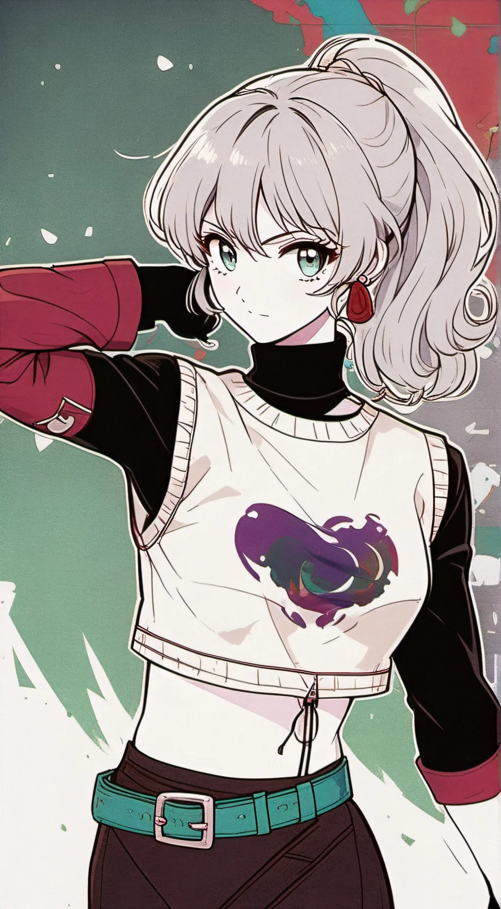 ai character: Hanah ⚜️ background