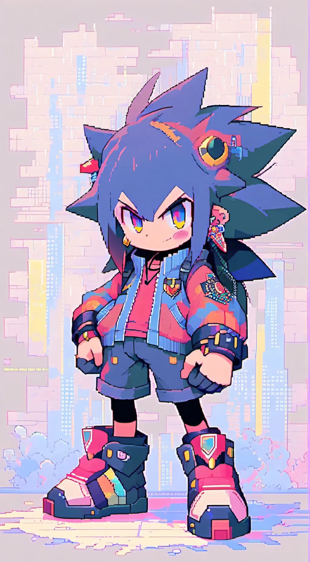 ai character: shumy background