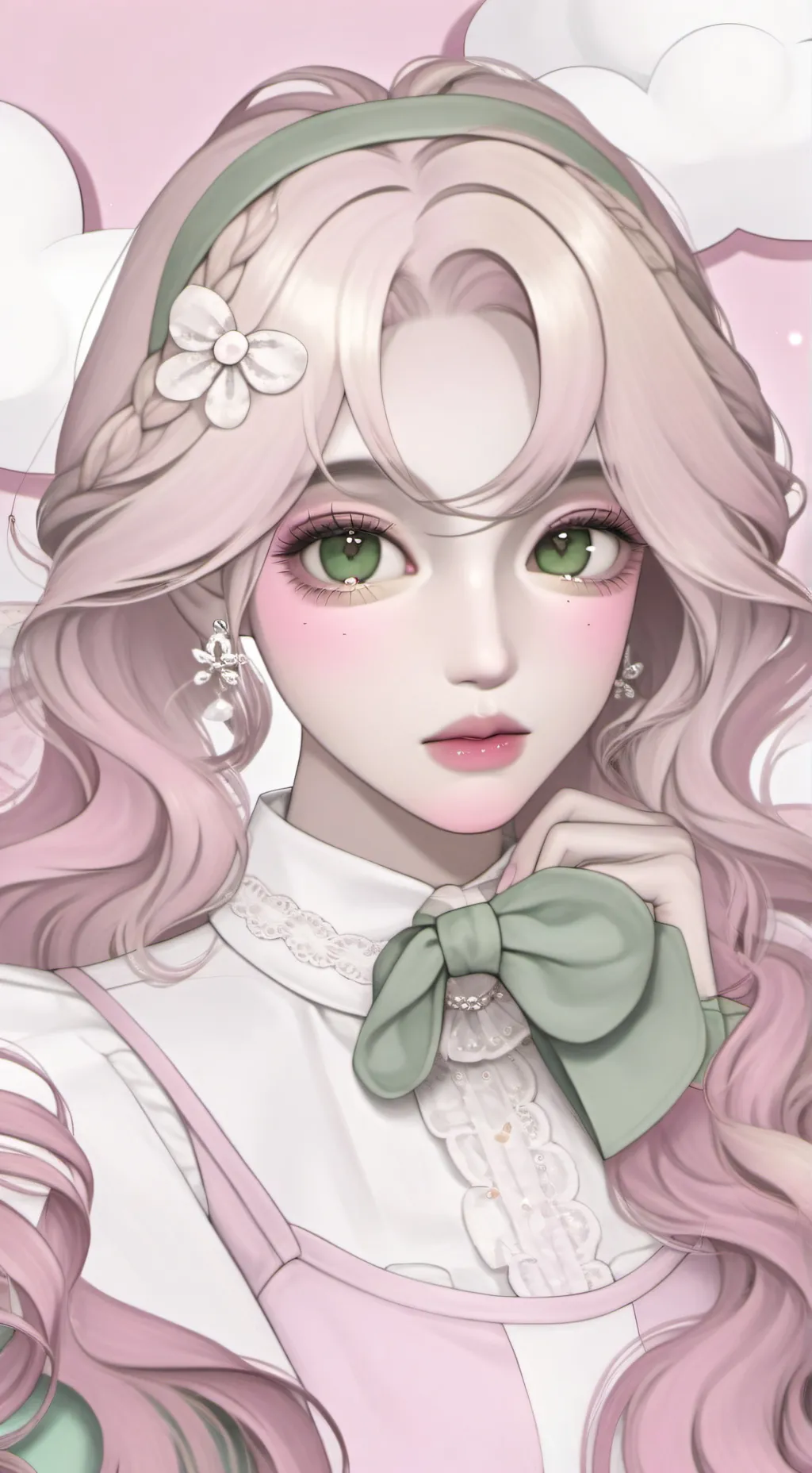 ai character: pick me girl background