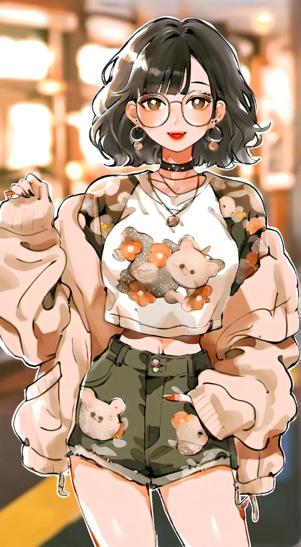 ai character: Koco  background