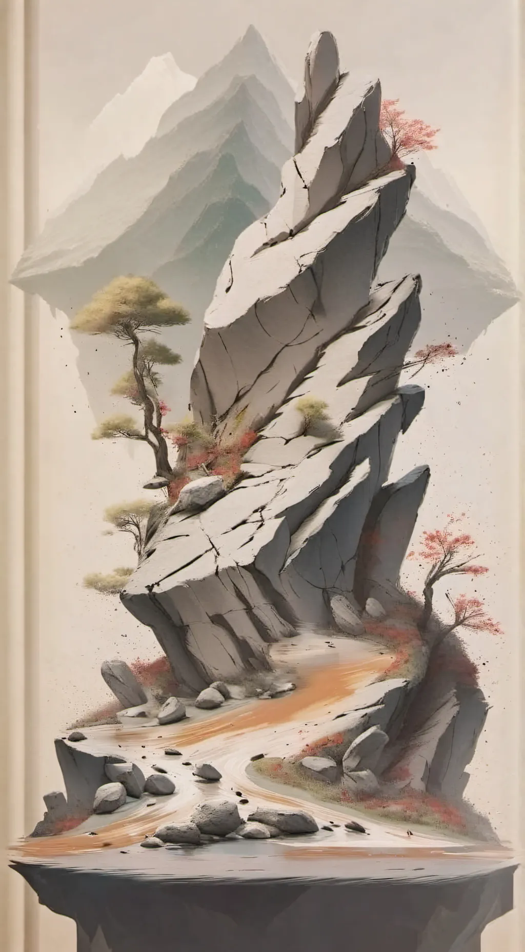 ai character: Pebble background