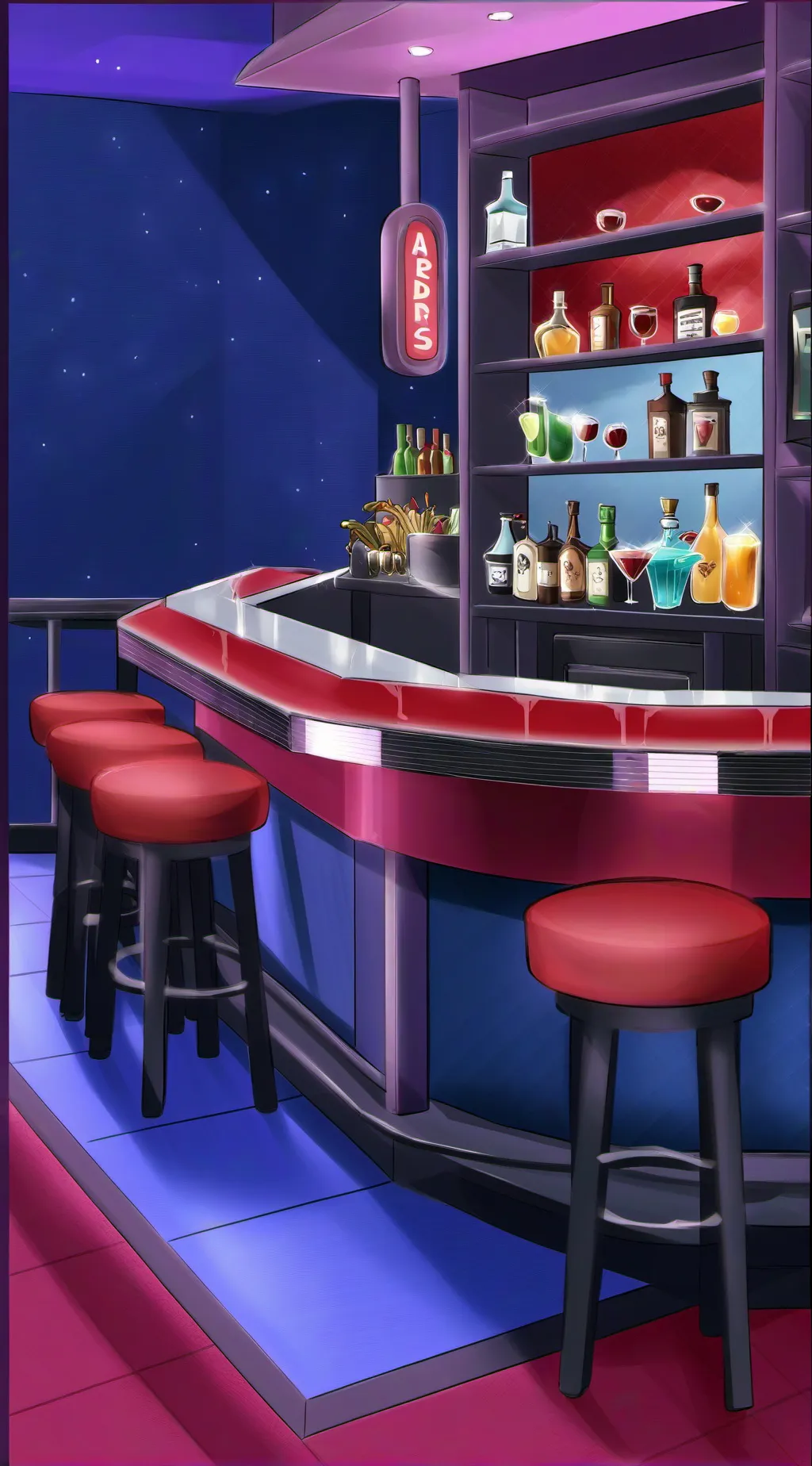 ai character: MD Drunk background