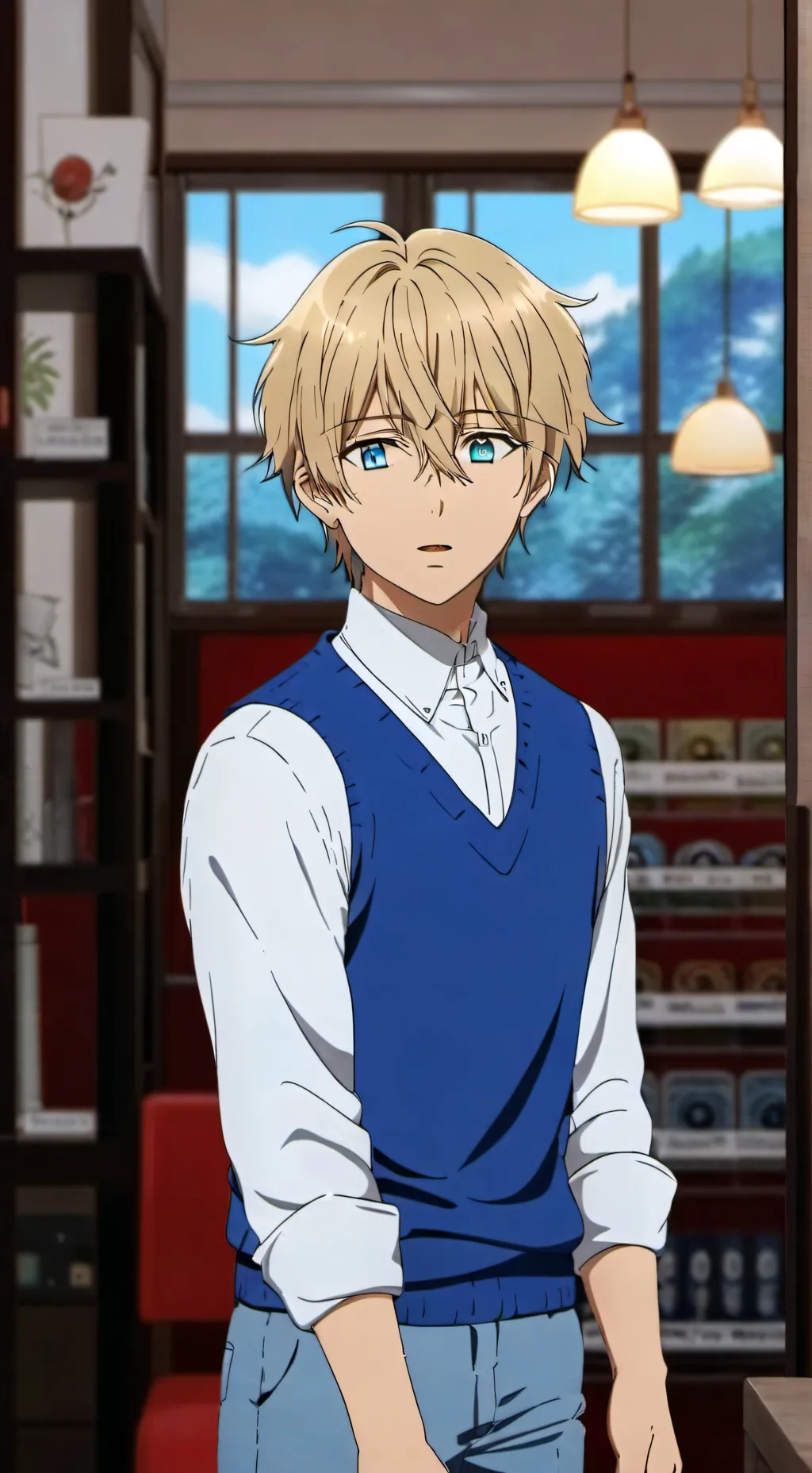 ai character: Étienne  background