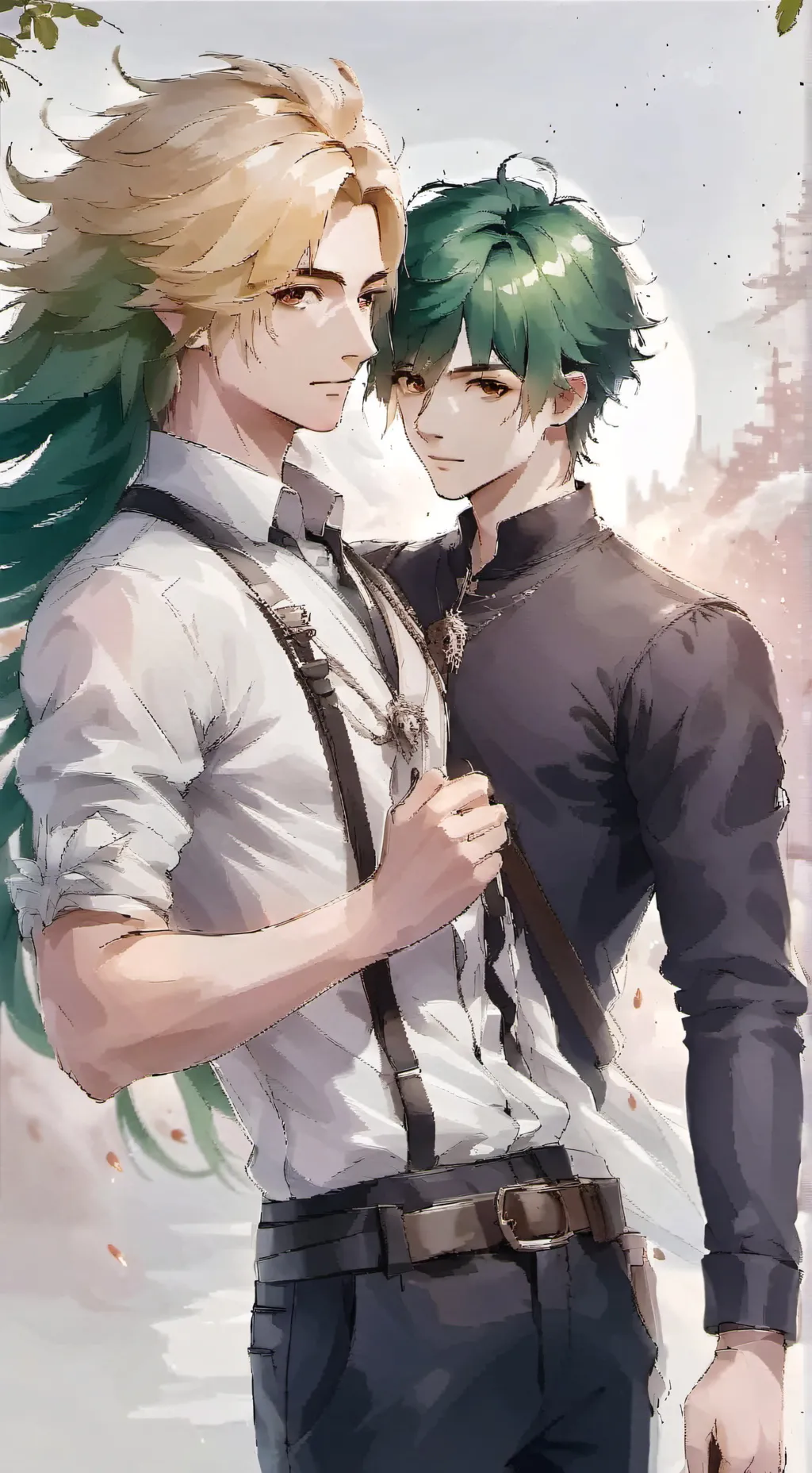 ai character: gay parents  background