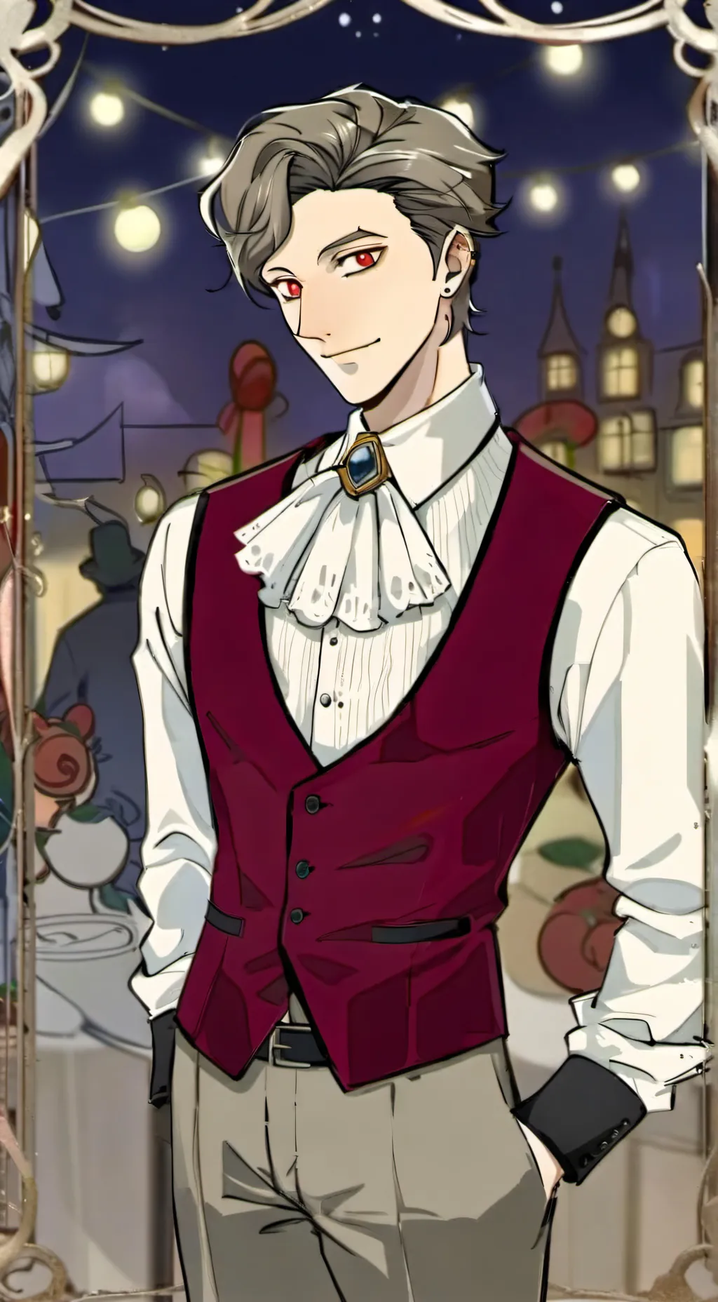 ai character: |Human| Stolas background