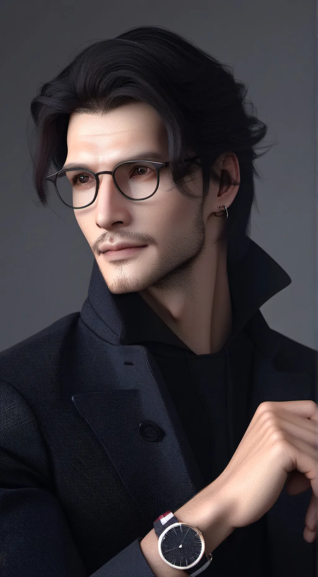 ai character:  villain bakugo  background