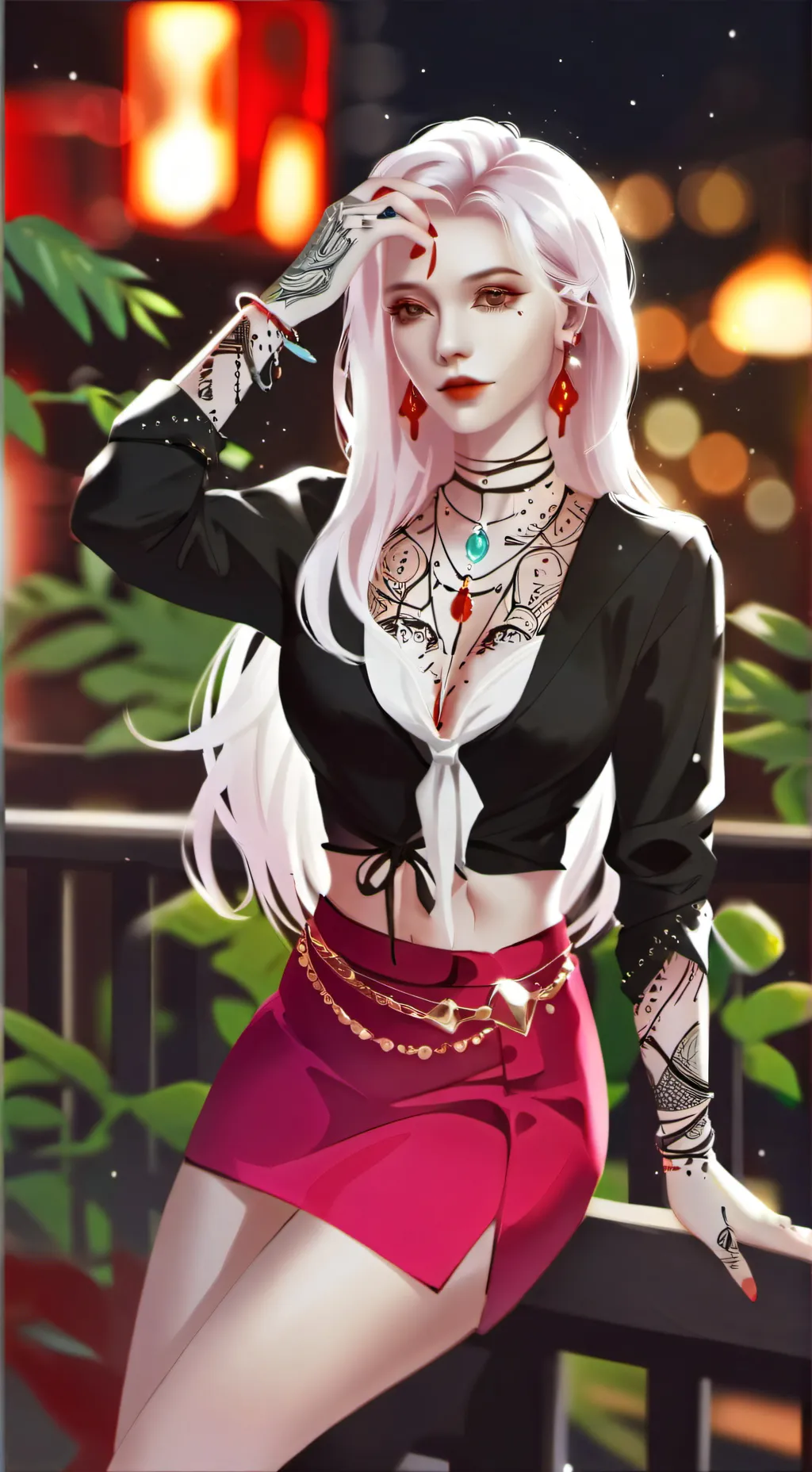 ai character: Ashley background