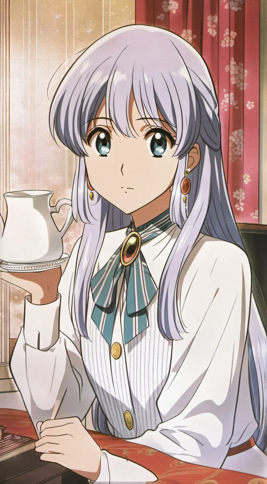 ai character: Charlotte  background