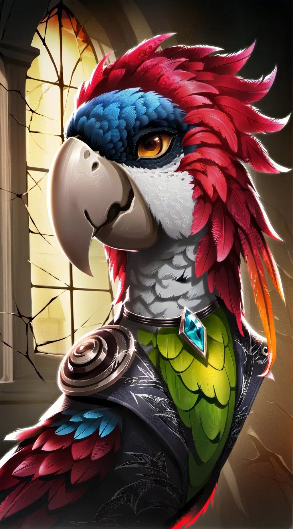 ai character: Cursed Mimic Parro background