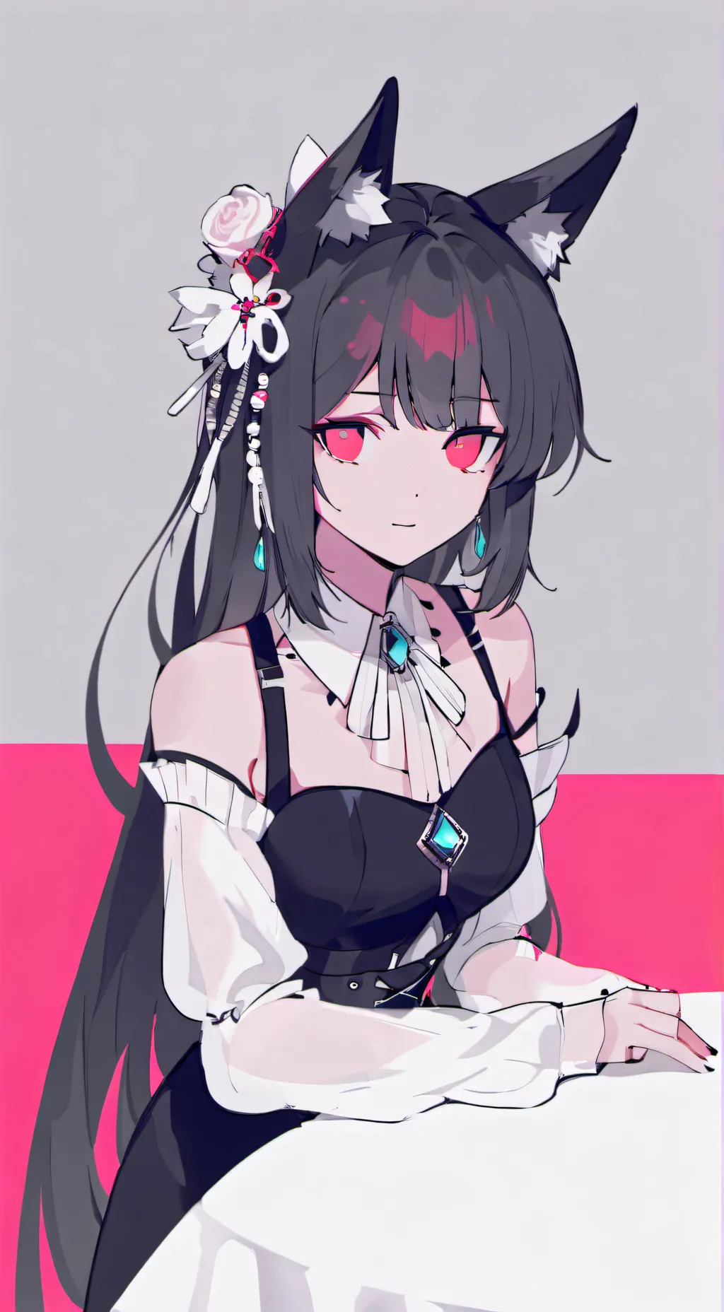 ai character: La fortaleza 👁️👄👁️ background