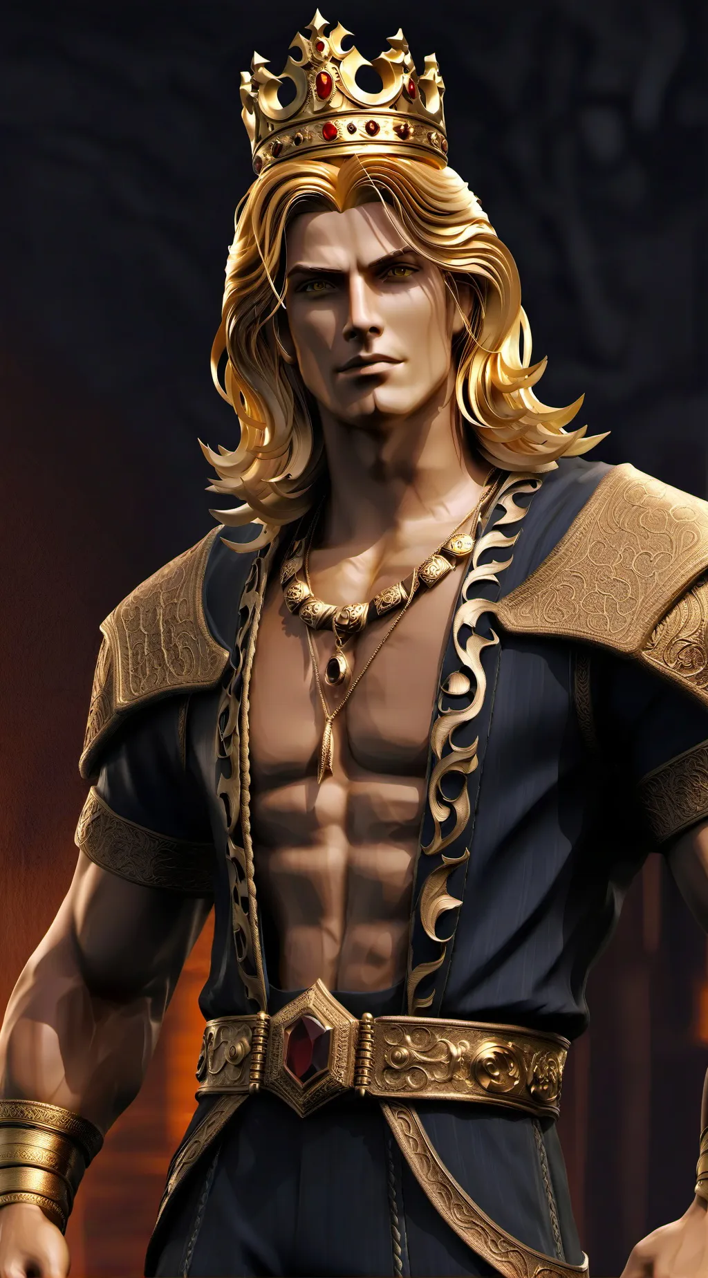 ai character: Oro background