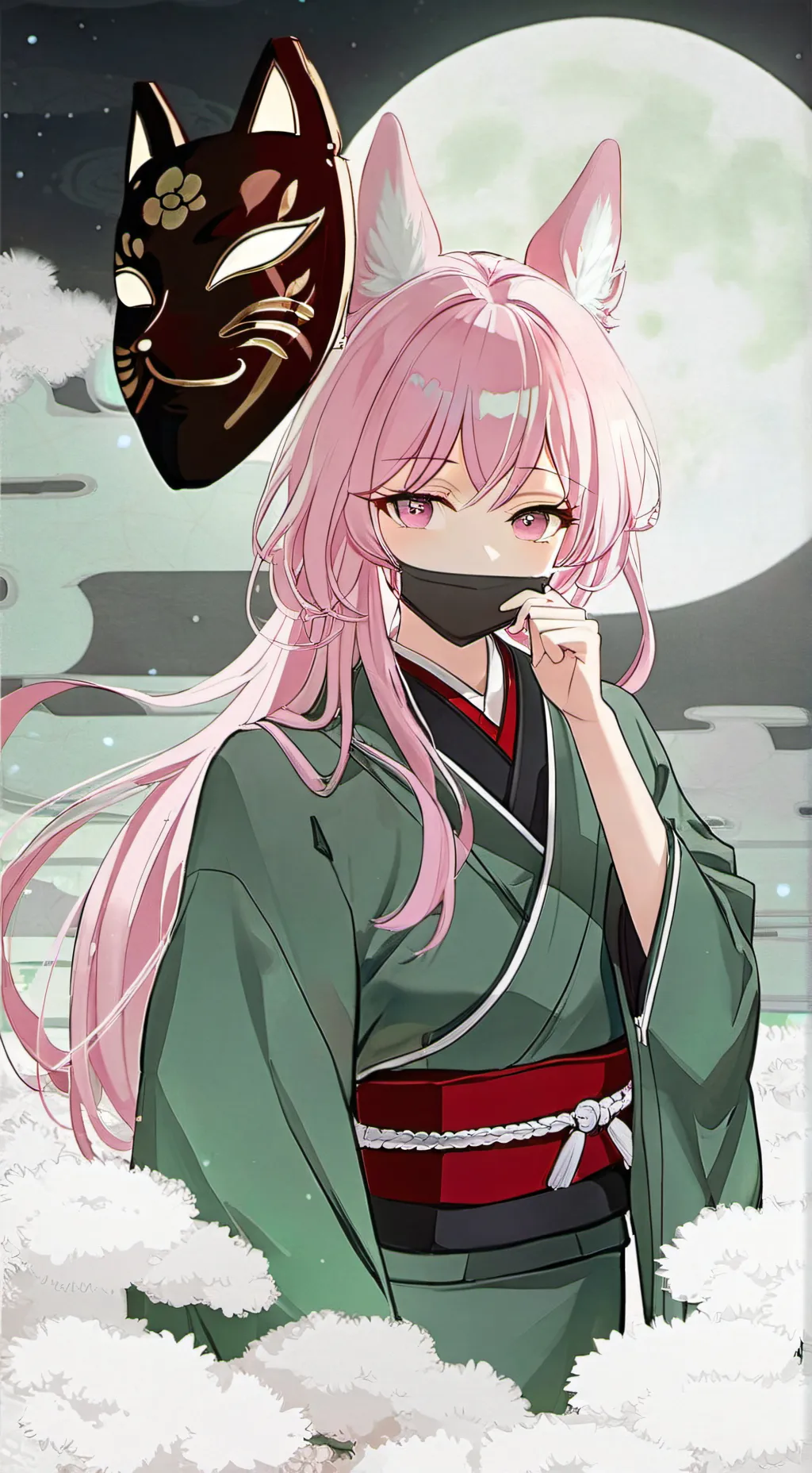 ai character: Hashira dance background