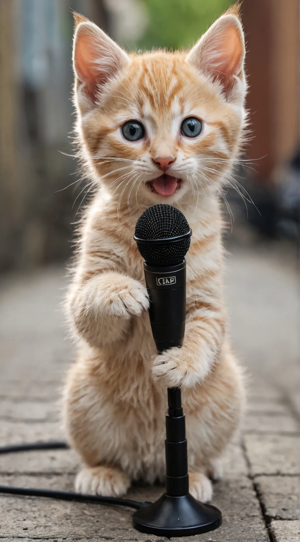 ai character: stupid kitten 😸! background