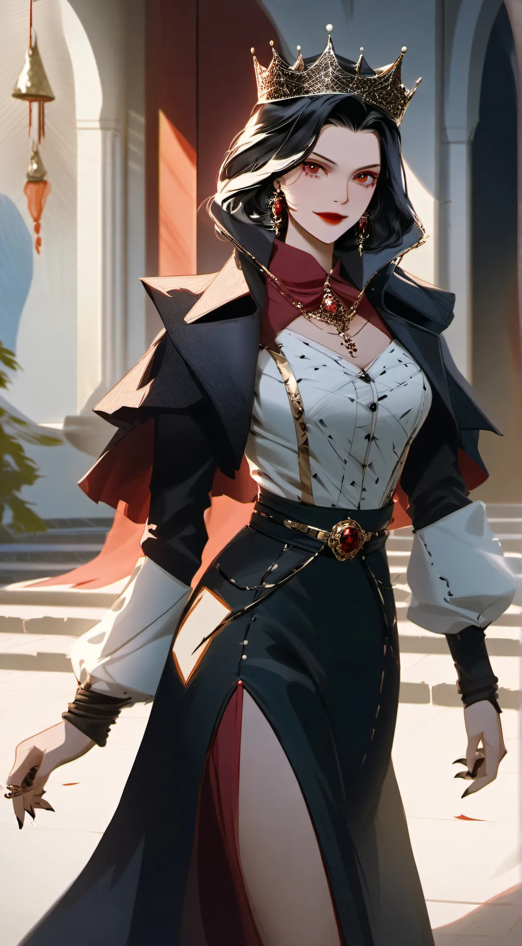 ai character: Королева background