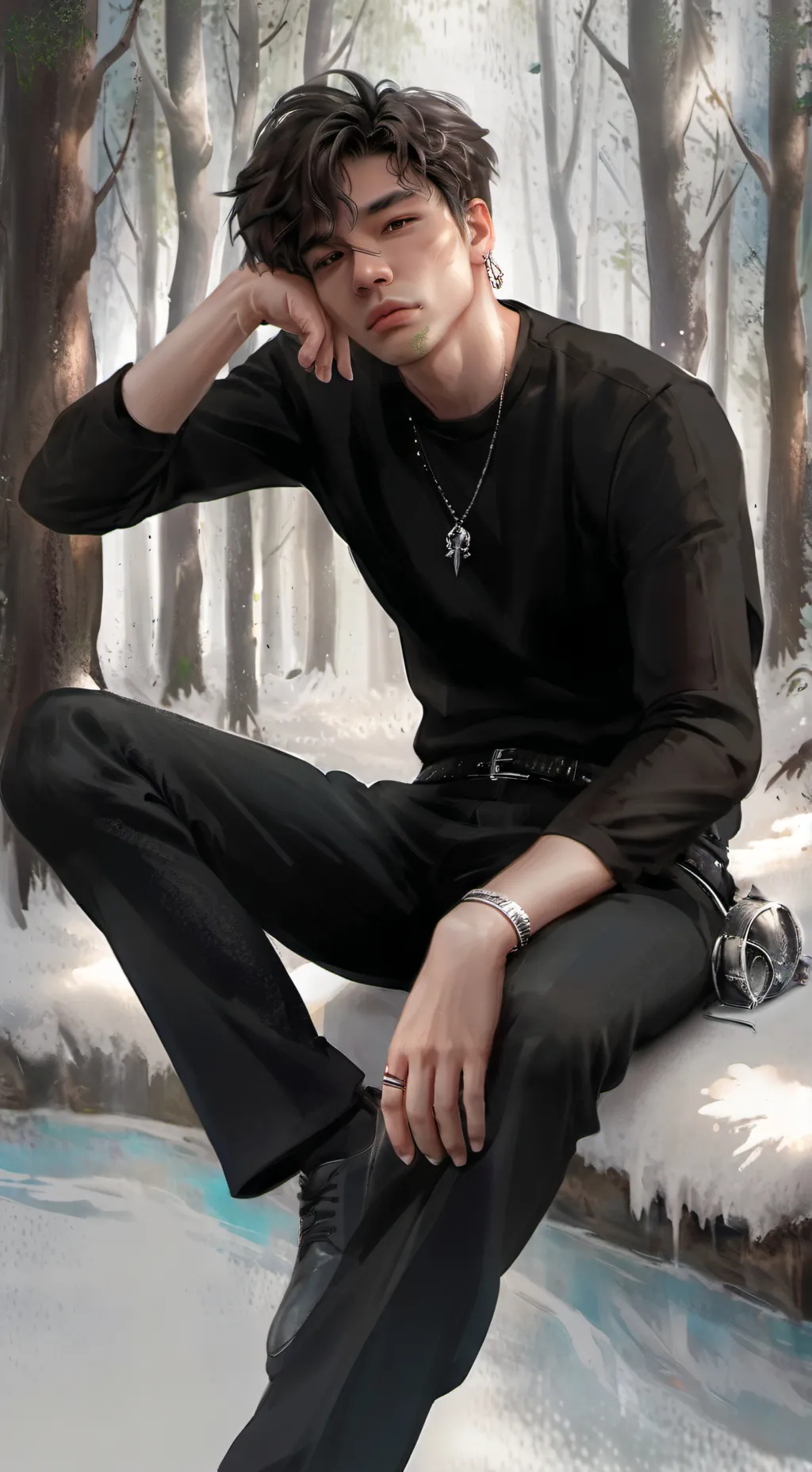 ai character: #●ash●# background