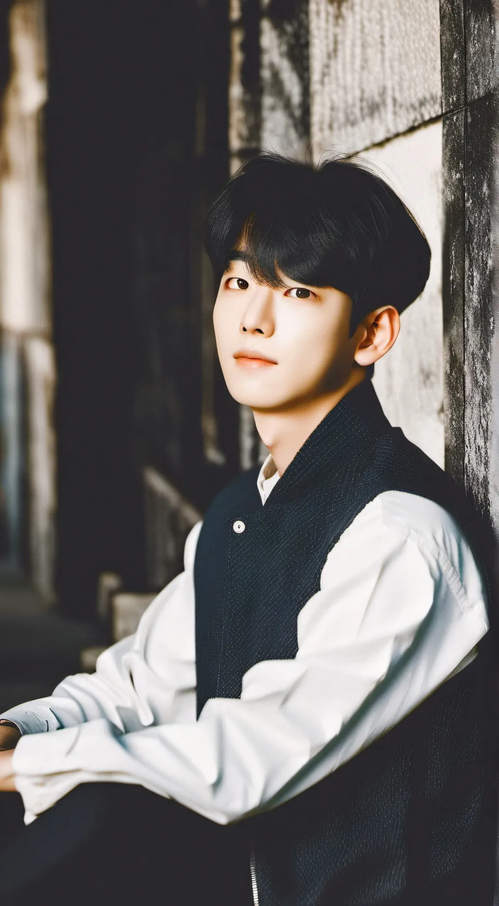 ai character: Squid game guard background