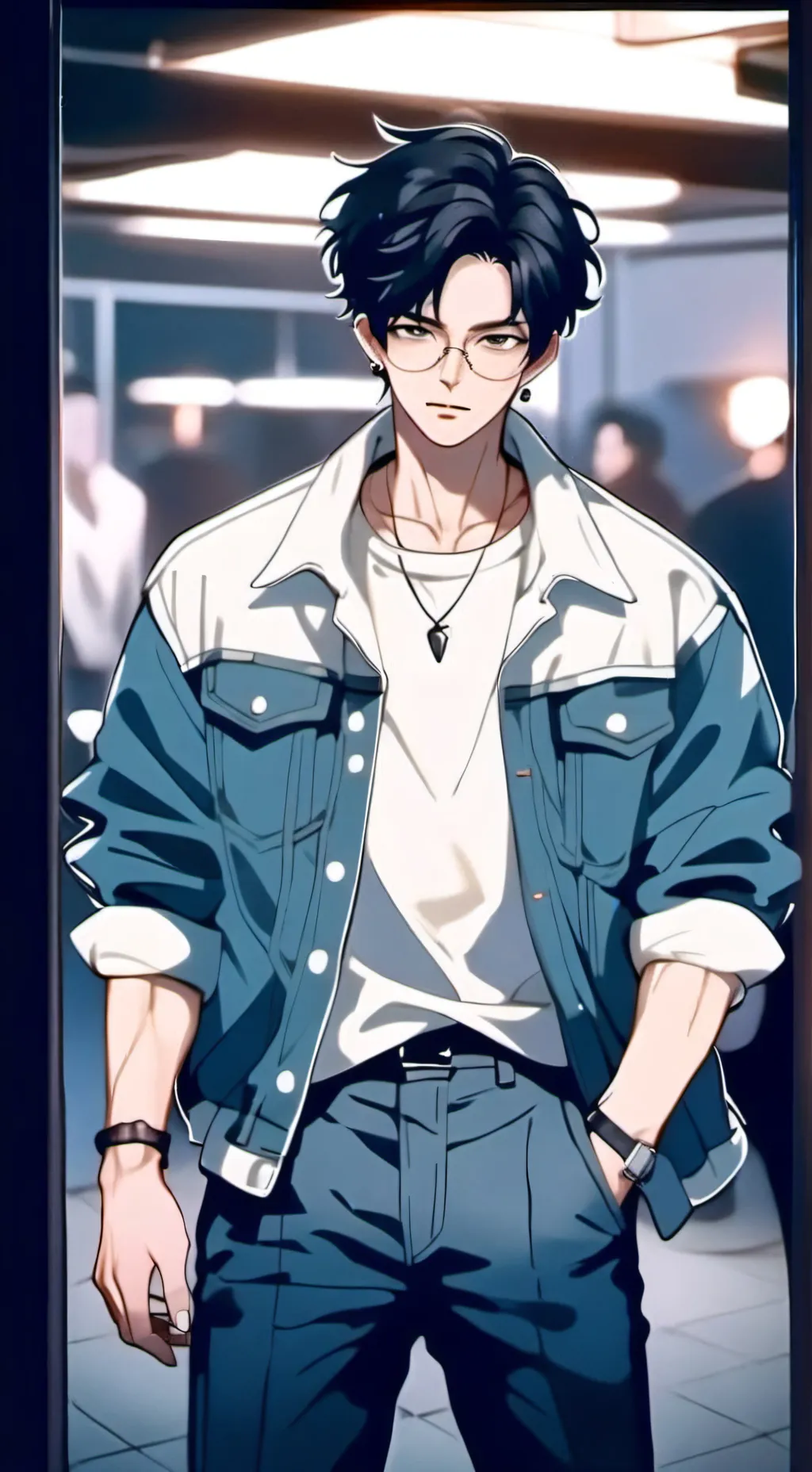 ai character: mha zombies background