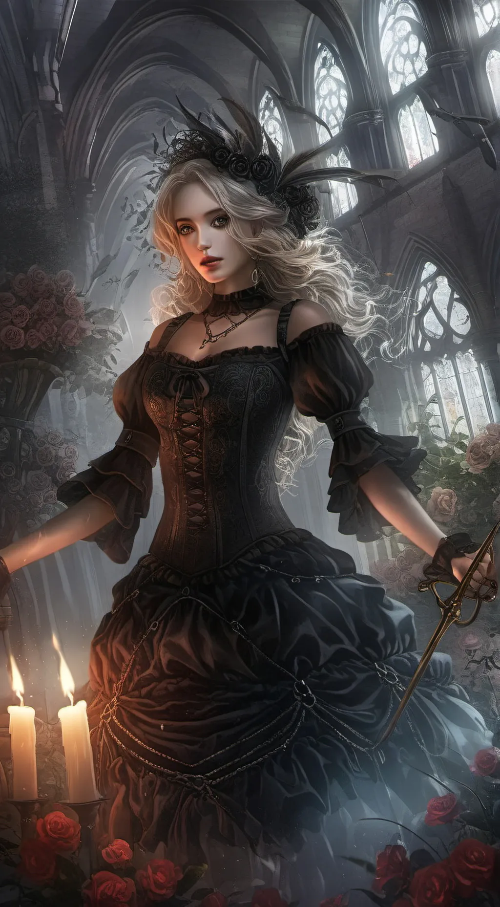 ai character: Слендерин background