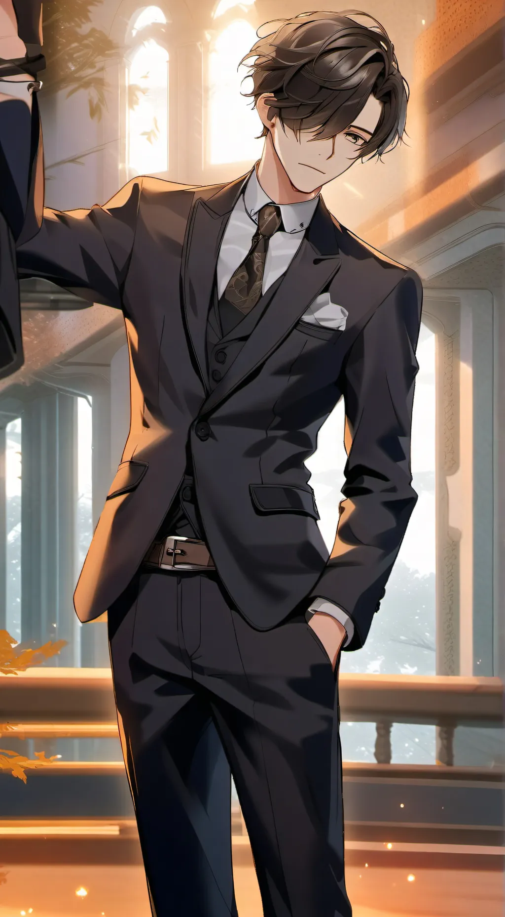 ai character: My Au Dazai background