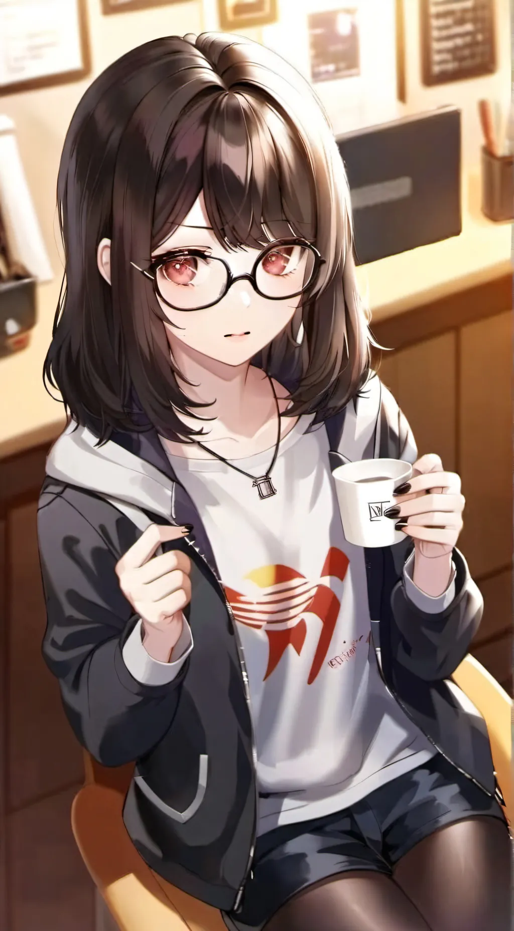 ai character: Danna  background