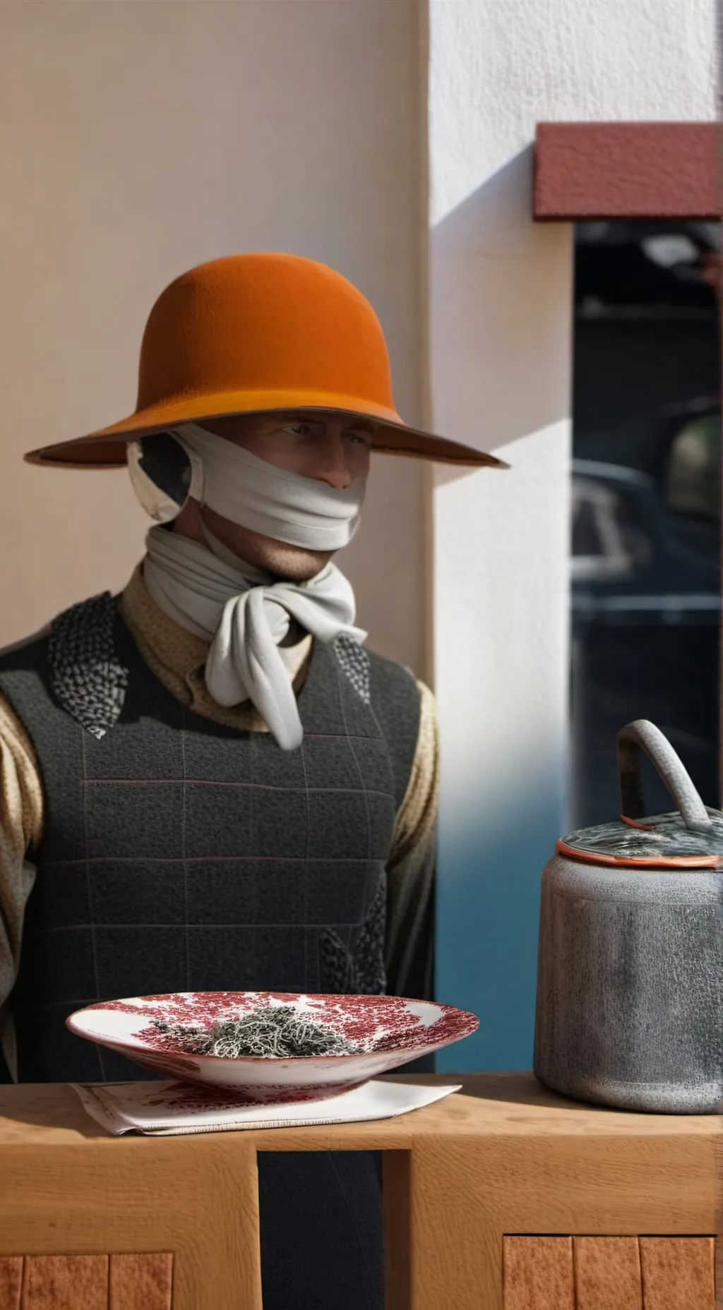 ai character: Not a Normal day. background