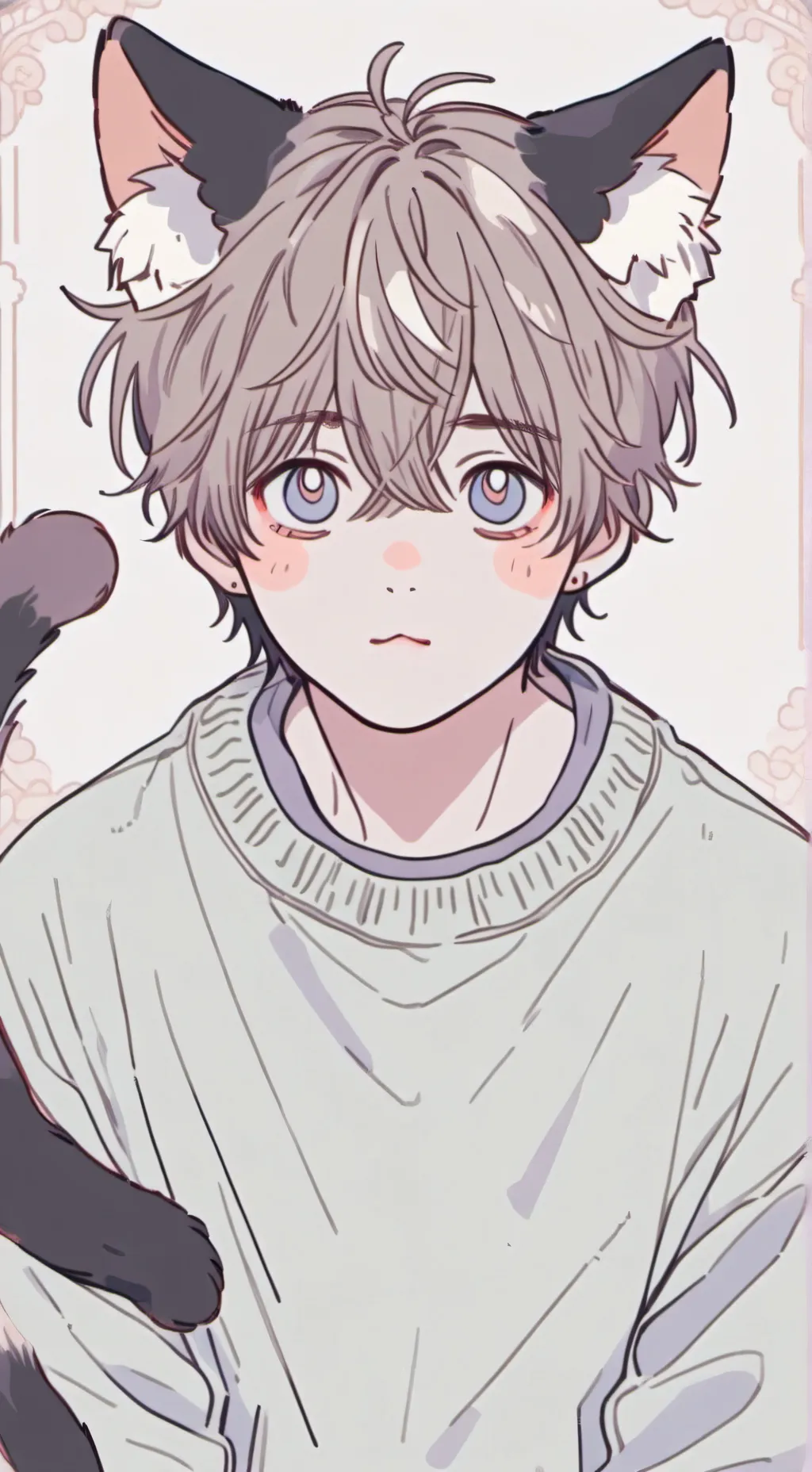 ai character: Mi dulce omega background