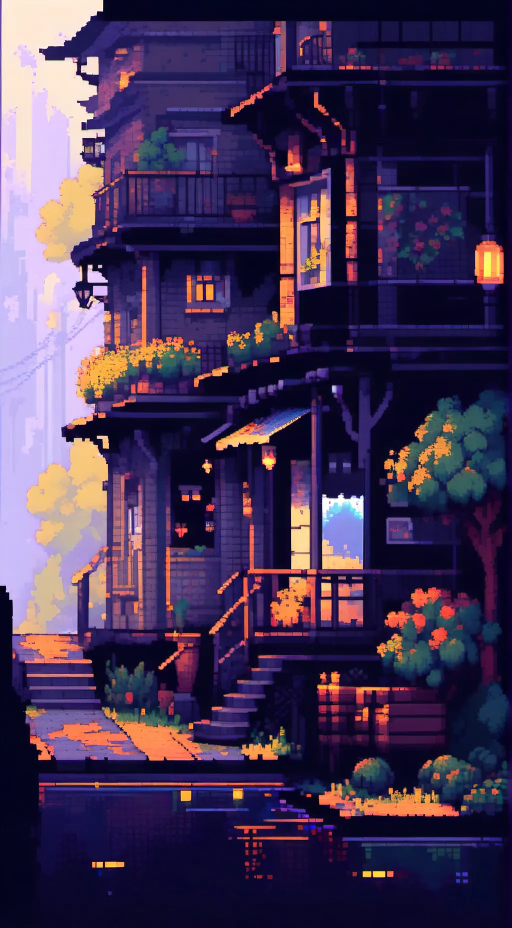 ai character: Simi x Peepo background