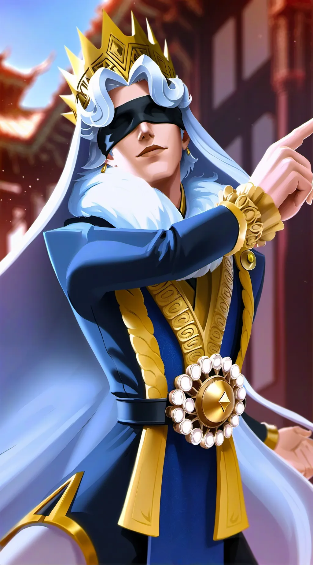 ai character: King Gojo background