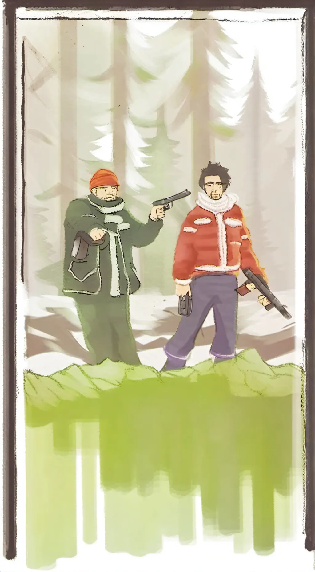 ai character: survive zombies background