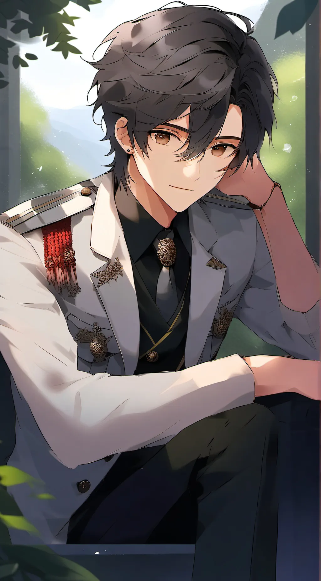 ai character: Connor Johnson  background