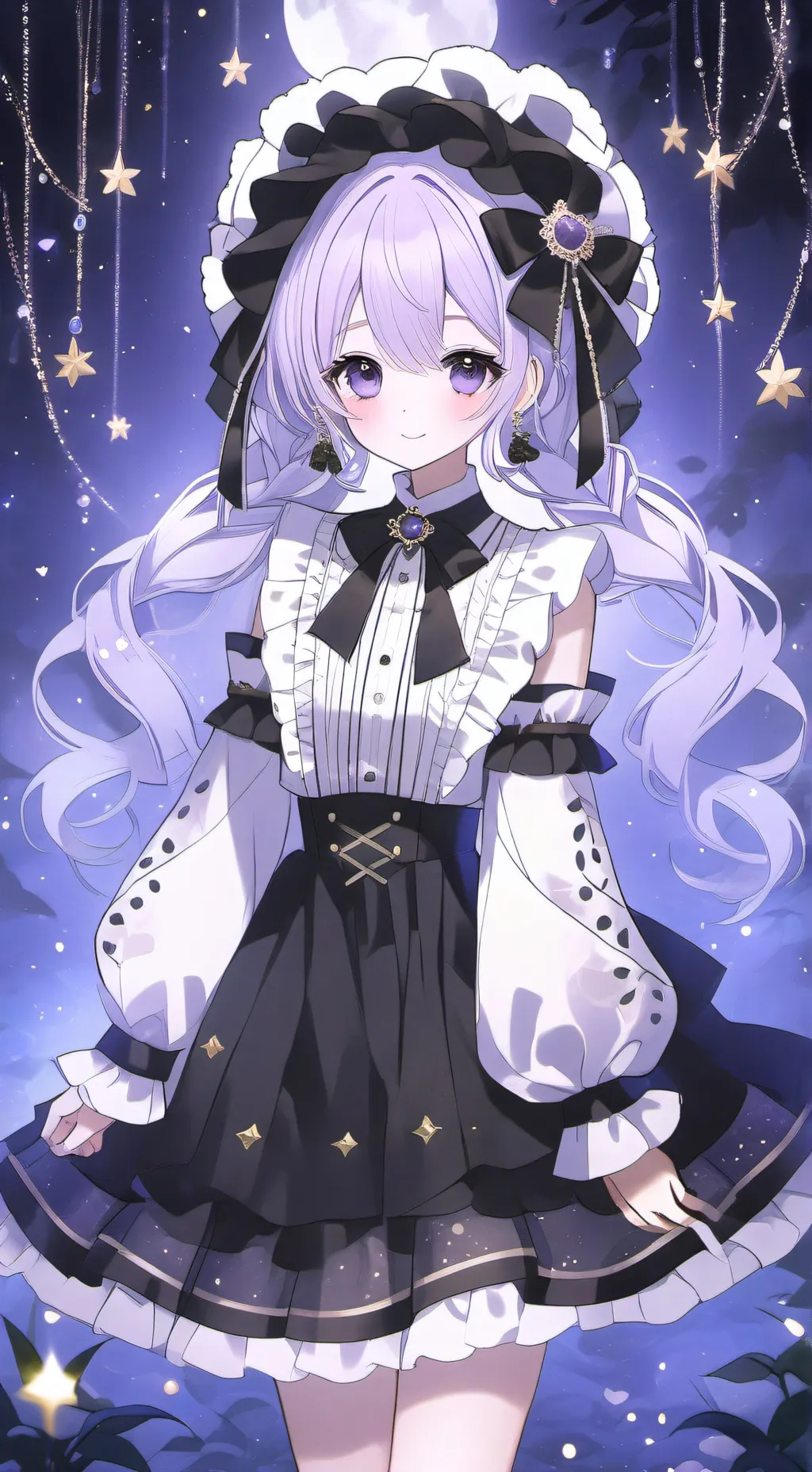ai character: кукла Мия  background