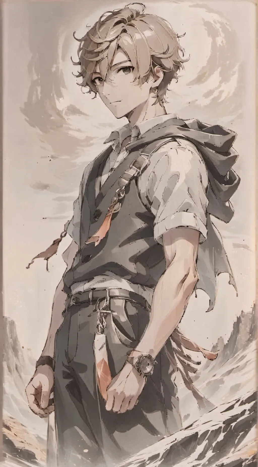 ai character: Hunter  background