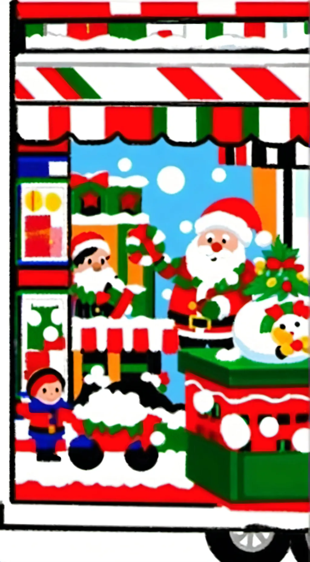 ai character: poppy playtime 🎅🎅 background